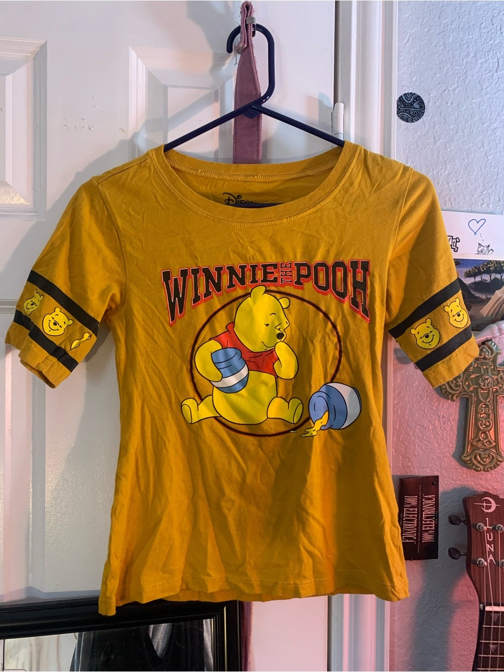 Disney Winnie the Pooh jersey style shirt